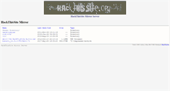 Desktop Screenshot of mirror.hackthissite.org