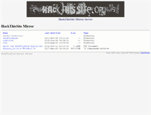 Tablet Screenshot of mirror.hackthissite.org